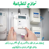 إدخال عداد الماء والكهرباء في المغرب: دليل شامل للإجراءات والتكاليف