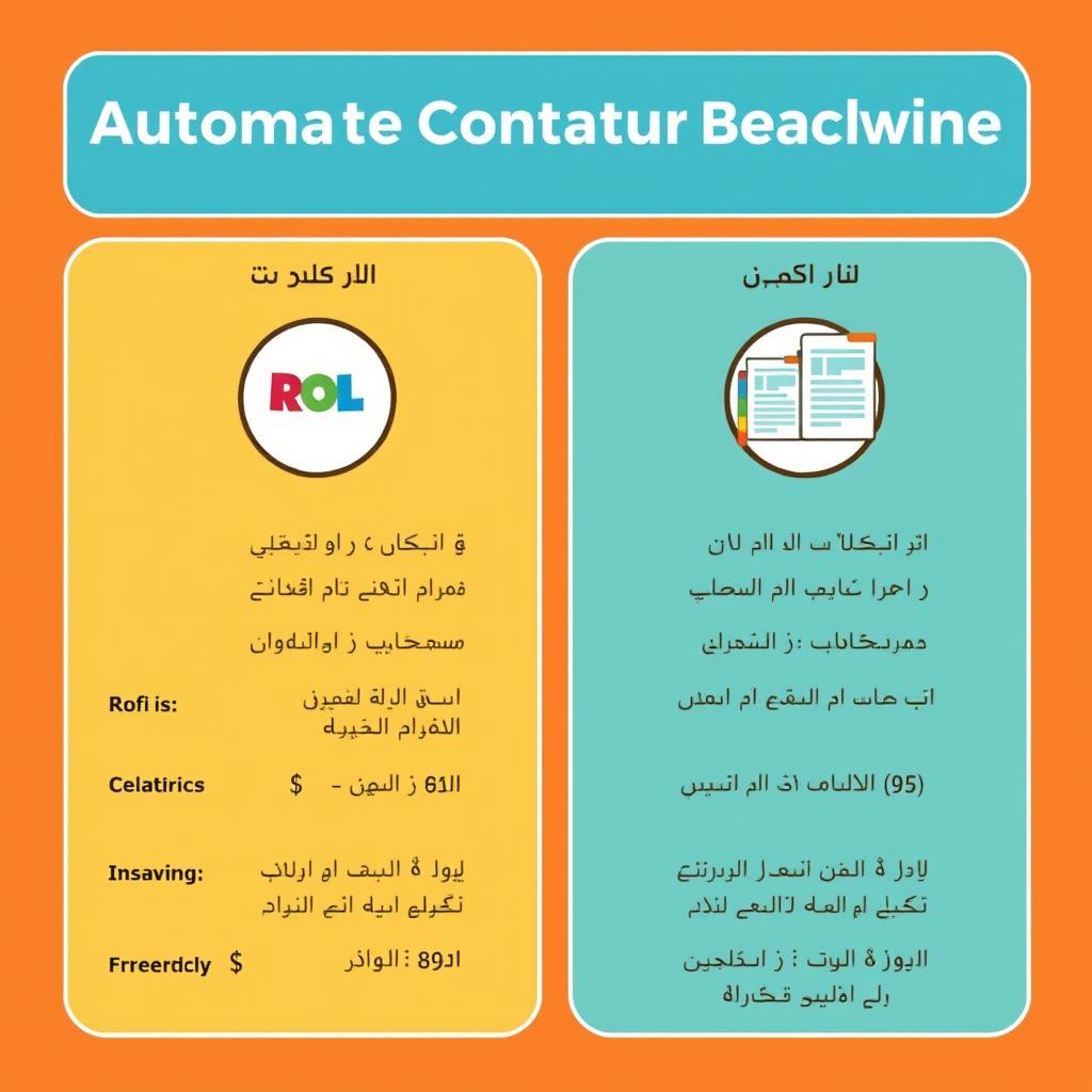 مقارنة تكلفة وعائد استخدام برنامج لصياغة العقود تلقائيًا مقارنة تكلفة وعائد استخدام برنامج لصياغة العقود تلقائيًا