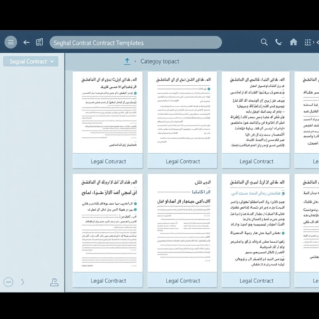 مكتبة قوالب عقود متنوعة في برنامج لصياغة العقود تلقائيًا مكتبة قوالب عقود متنوعة في برنامج لصياغة العقود تلقائيًا