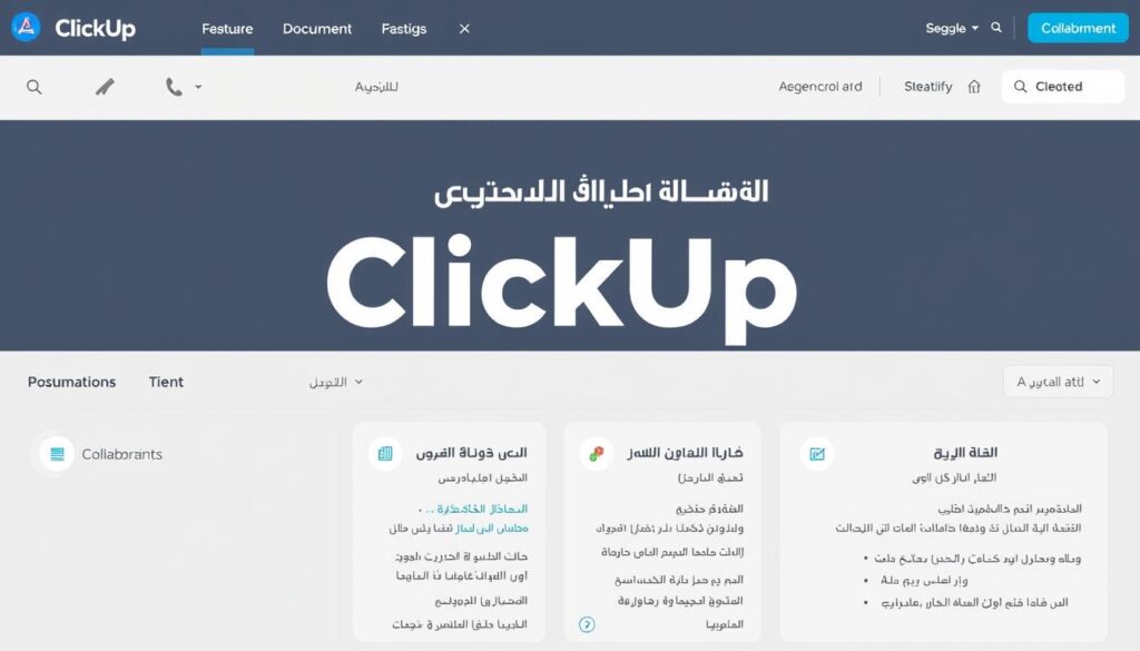 واجهة برنامج ClickUp لإدارة العقود القانونية واجهة برنامج ClickUp لإدارة العقود القانونية