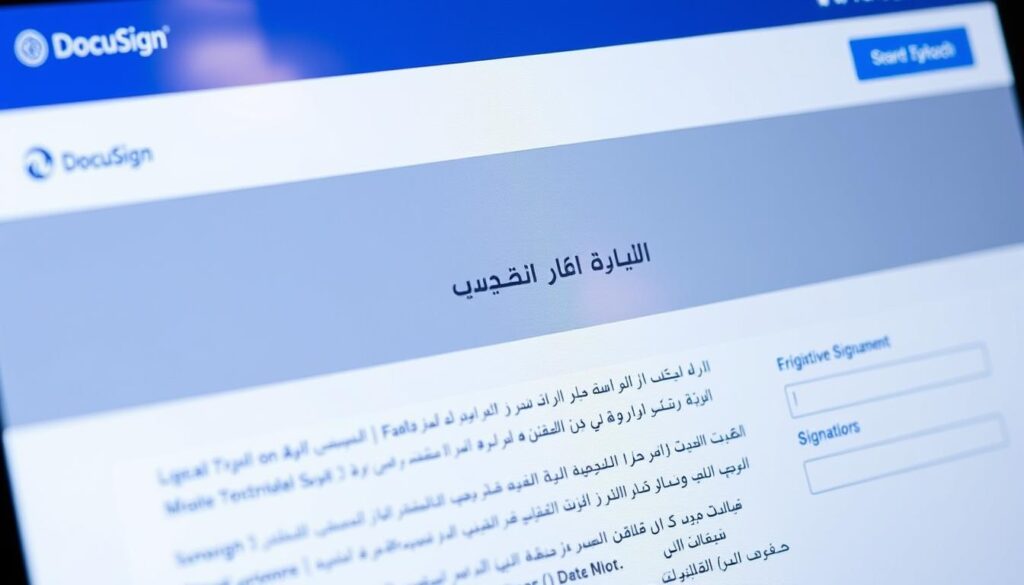 واجهة برنامج DocuSign لإدارة وتوقيع العقود إلكترونياً واجهة برنامج DocuSign لإدارة وتوقيع العقود إلكترونياً