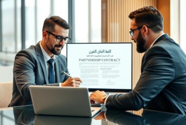 صياغة عقد شراكة أونلاين بين شريكين في العمل