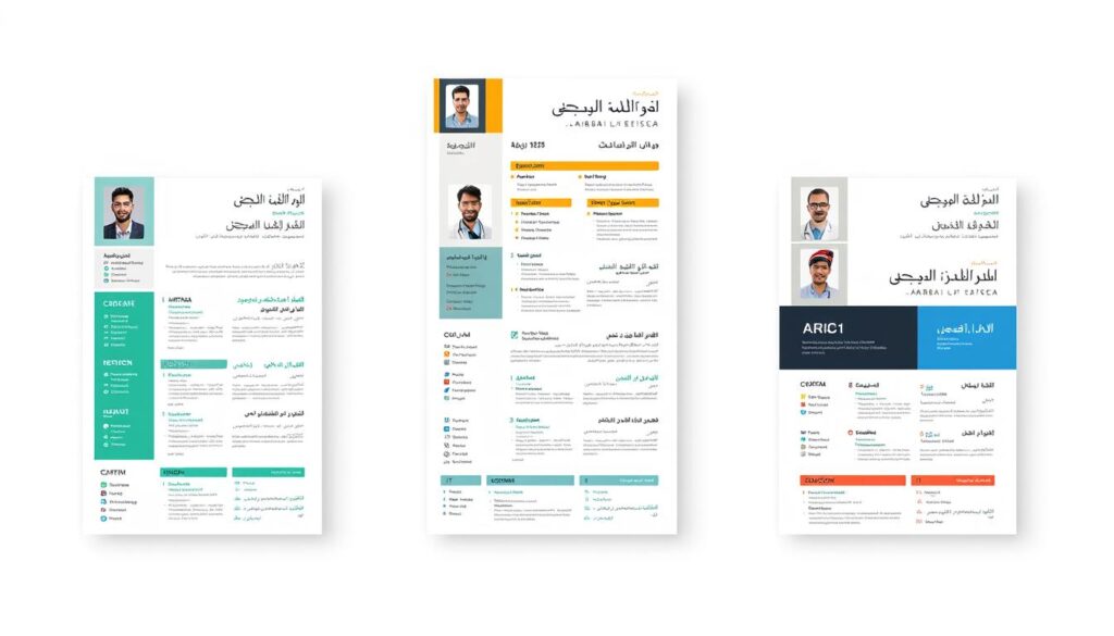نماذج cv بالعربي مخصصة لمختلف المجالات المهنية