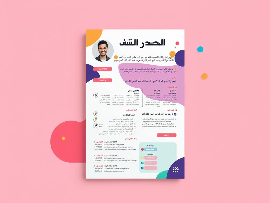 نموذج cv بالعربي إبداعي