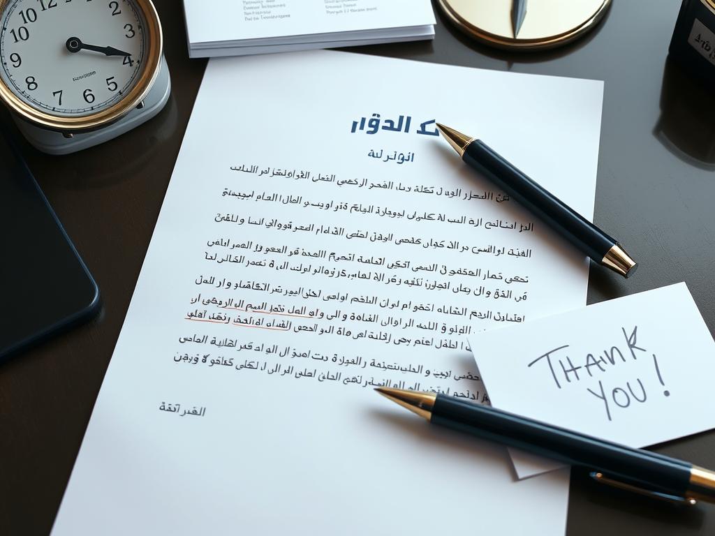 نموذج استقالة من القطاع الخاص مع عبارات الشكر والامتنان