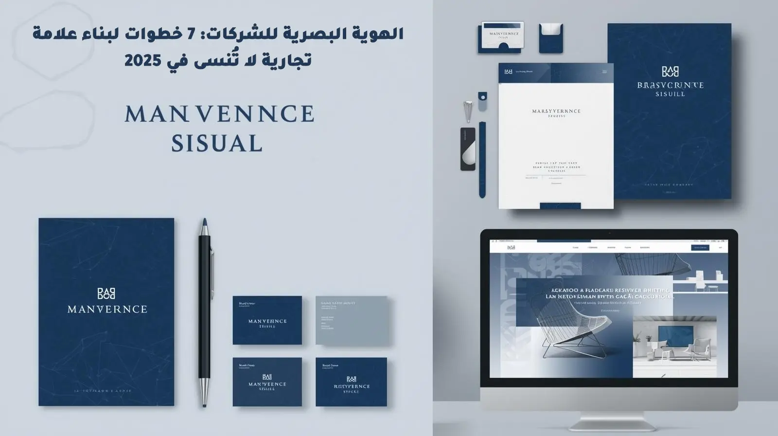 الهوية البصرية للشركات: 7 خطوات لبناء علامة تجارية لا تُنسى في 2025