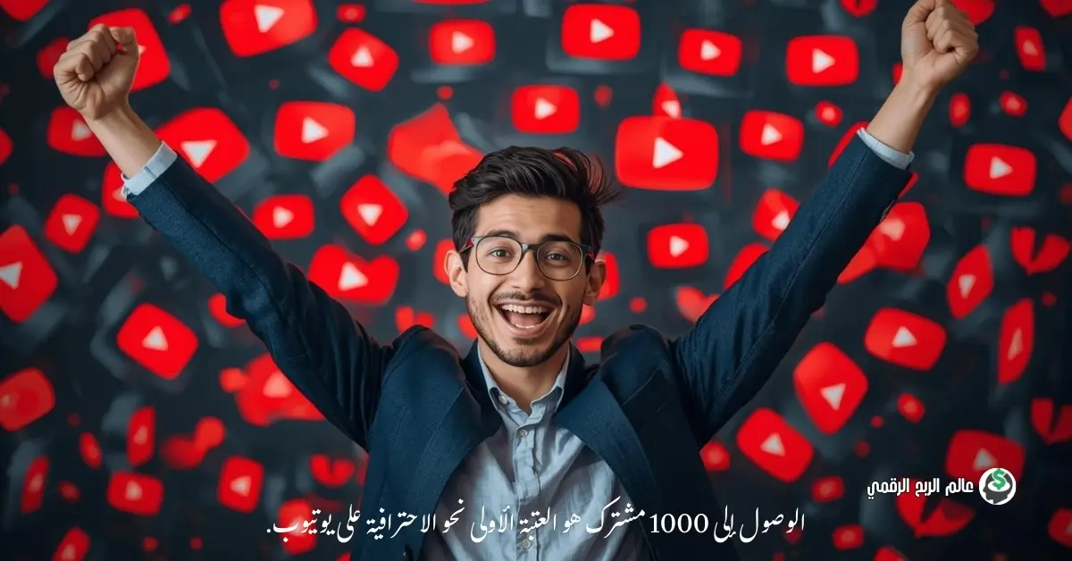 الوصول إلى 1000 مشترك على يوتيوب
