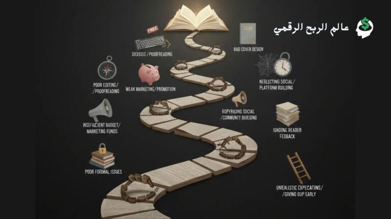 أخطاء النشر الذاتي 12 فخًا يجب تجنبها لضمان نجاح كتابك