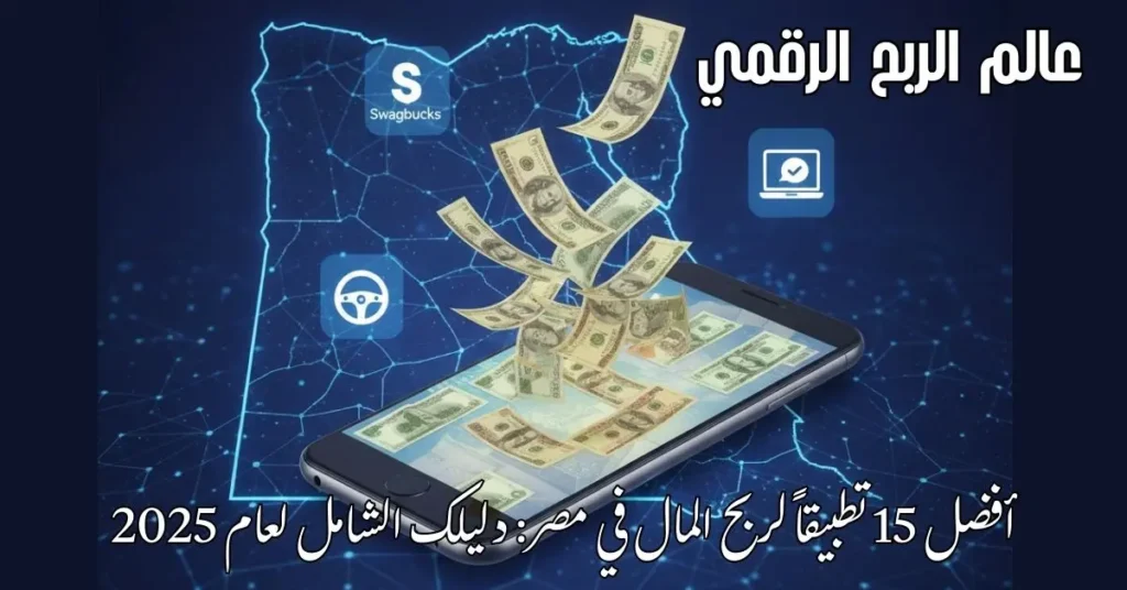 أفضل 15 تطبيقاً لربح المال في مصر دليلك الشامل لعام 2025