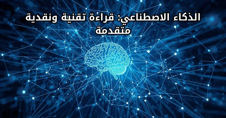 الذكاء الاصطناعي: قراءة تقنية ونقدية متقدمة