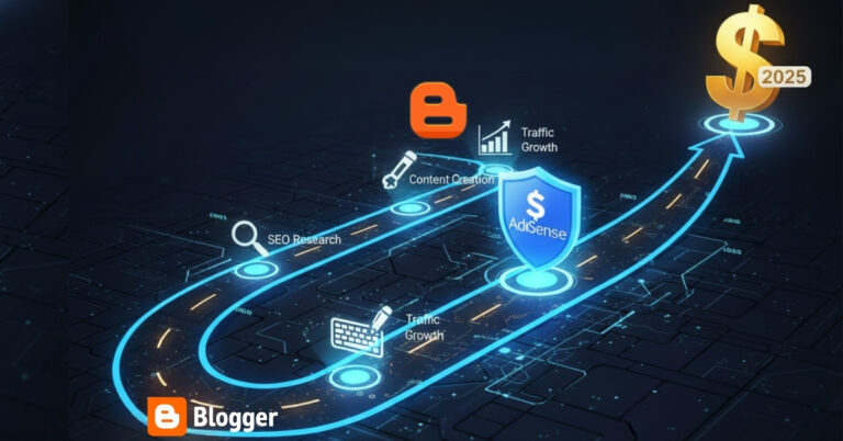الربح من بلوجر مع أدسنس: كيف تربح من Blogger مع أدسنس؟ خريطة الطريق 2025