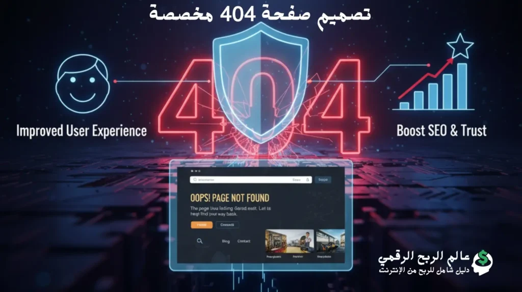 تصميم صفحة 404 مخصصة: دليلك الشامل لعام 2025 لتحويل الأخطاء إلى 10+ فرص نمو