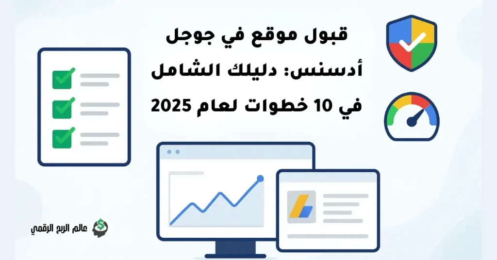 قبول موقع في جوجل أدسنس دليلك الشامل في 10 خطوات لعام 2025