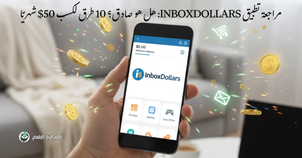 مراجعة تطبيق InboxDollars هل هو صادق؟ 10 طرق لكسب 50$ شهريًا