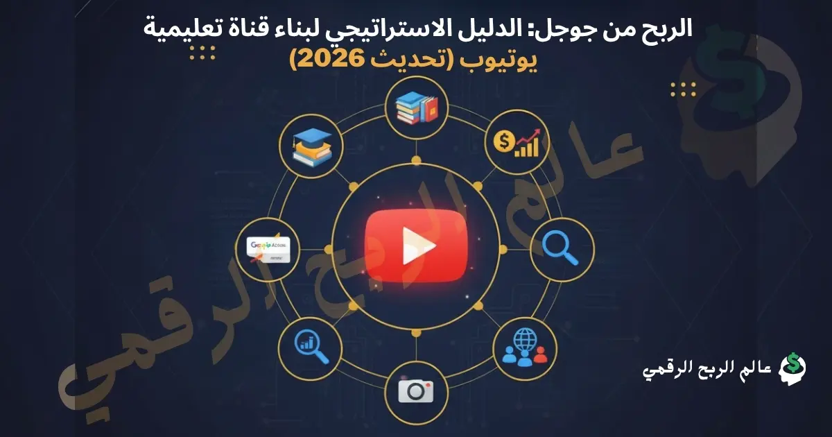 خبير يشرح استراتيجيات الربح من جوجل عبر قناة تعليمية يوتيوب لعام 2026