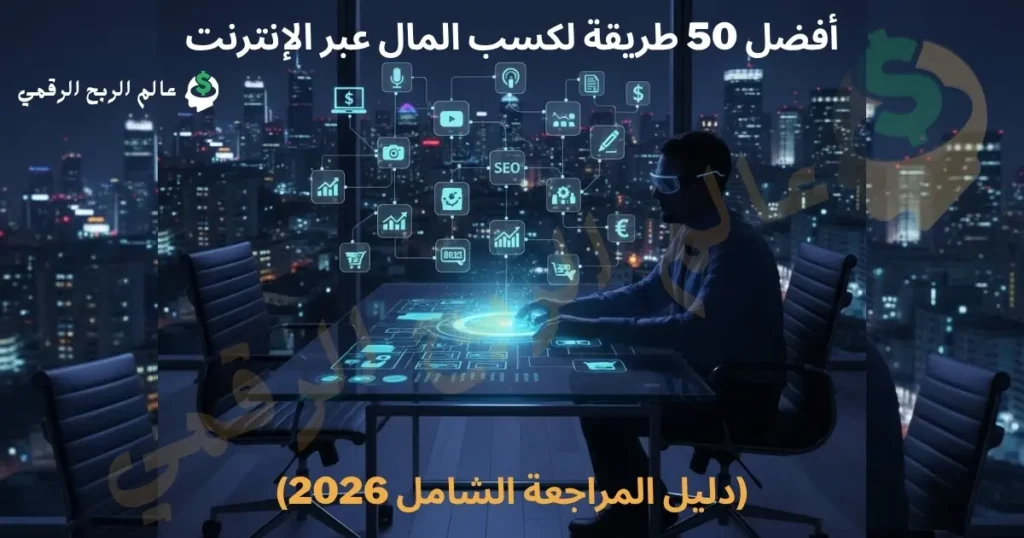 أفضل 50 طريقة لكسب المال عبر الإنترنت (دليل المراجعة الشامل 2026)