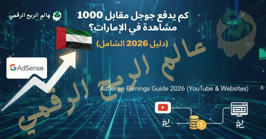 كم يدفع جوجل مقابل 1000 مشاهدة في الإمارات (دليل 2026 الشامل)