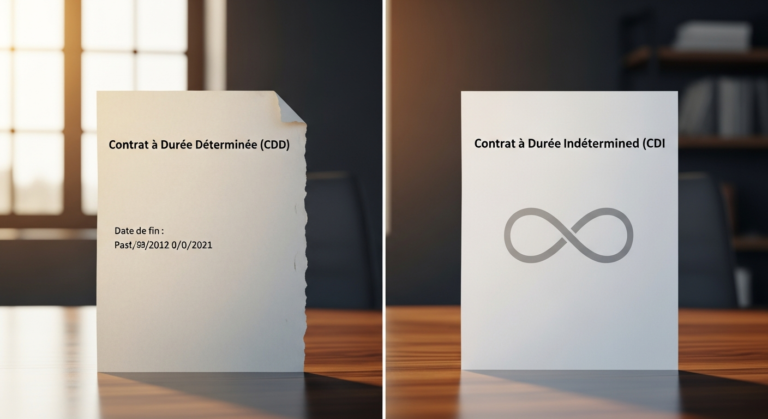 الفرق بين عقد عمل CDD و CDI