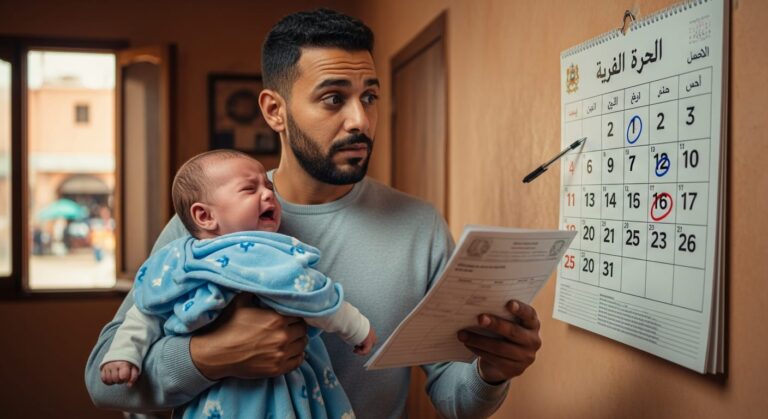 الأجل القانوني لتسجيل المولود في الحالة المدنية المغربية: 30 يوماً