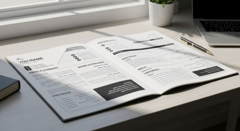 قالب سيرة ذاتية باللغة العربية احترافي وجاهز للتنزيل