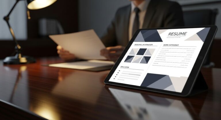 نموذج سيرة ذاتية عربي جاهز للتعبئة والطباعة (مجاني)