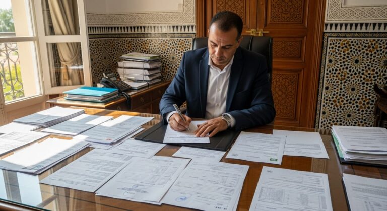 ATTESTATION DE PRISE EN CHARGE FINANCIERE 2026 (تحميل Word/PDF)