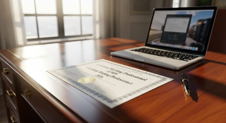 أفضل نموذج شهادة CMP احترافي ومضاء للتحميل لعام 2026