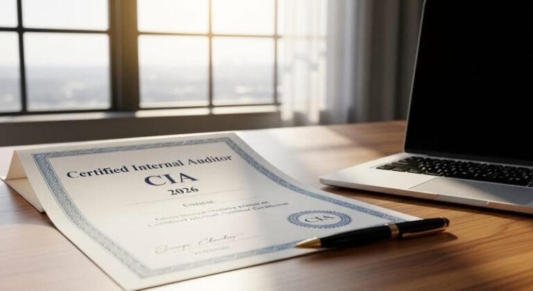 أفضل نموذج شهادة التدقيق الداخلي CIA احترافي ومضاء للتحميل لعام 2026