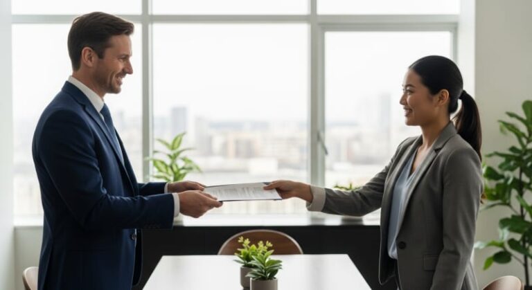 النموذج القانوني لـ انهاء عقد عمل بالتراضي (مع حقوق الموظف)