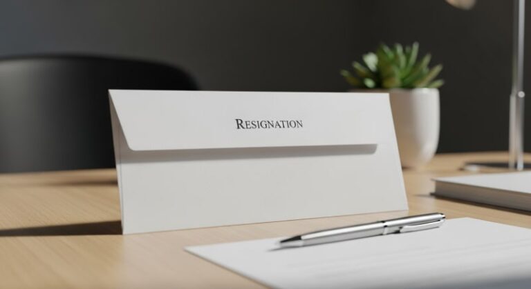 نموذج استقالة من القطاع الخاص بالمغرب (صيغة قانونية)