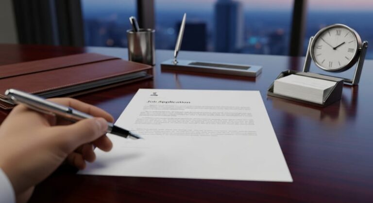 دليلك الشامل لـ كتابة طلب توظيف احترافي يفتح لك الأبواب