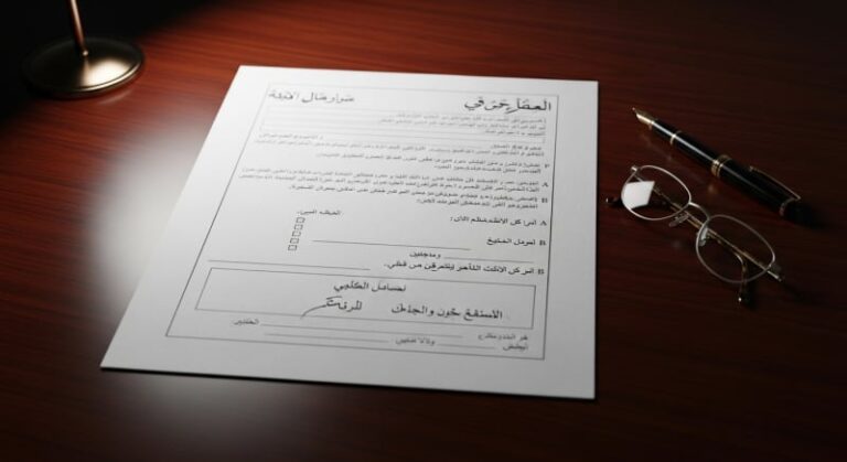 حصرياً: تحميل نموذج استبيان جاهز word بصيغة وورد و PDF لعام 2026