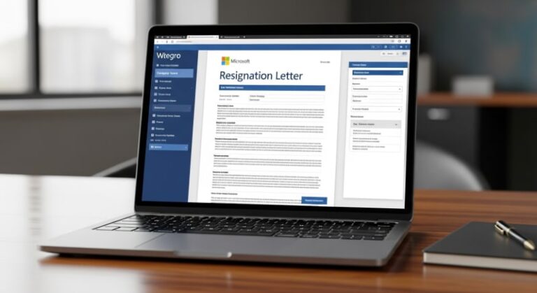 حمل نموذج طلب استقالة من العمل للتعديل المباشر (Word)