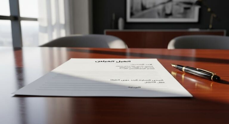 حصرياً: تحميل نموذج استبيان جاهز للطباعة بصيغة Word و PDF لعام 2026