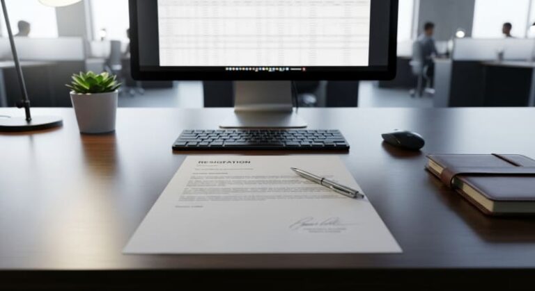 الدليل الشامل لـ كتابة استقالة احترافية في 2026 (مع نماذج جاهزة)