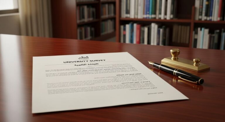 حصرياً 2026: تحميل أفضل نموذج استبيان جامعي pdf جاهز للتعبئة